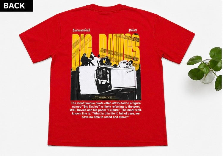 Men's Premium Cotton Printed Round Neck T-Shirt (BIG DAWGS) – Red